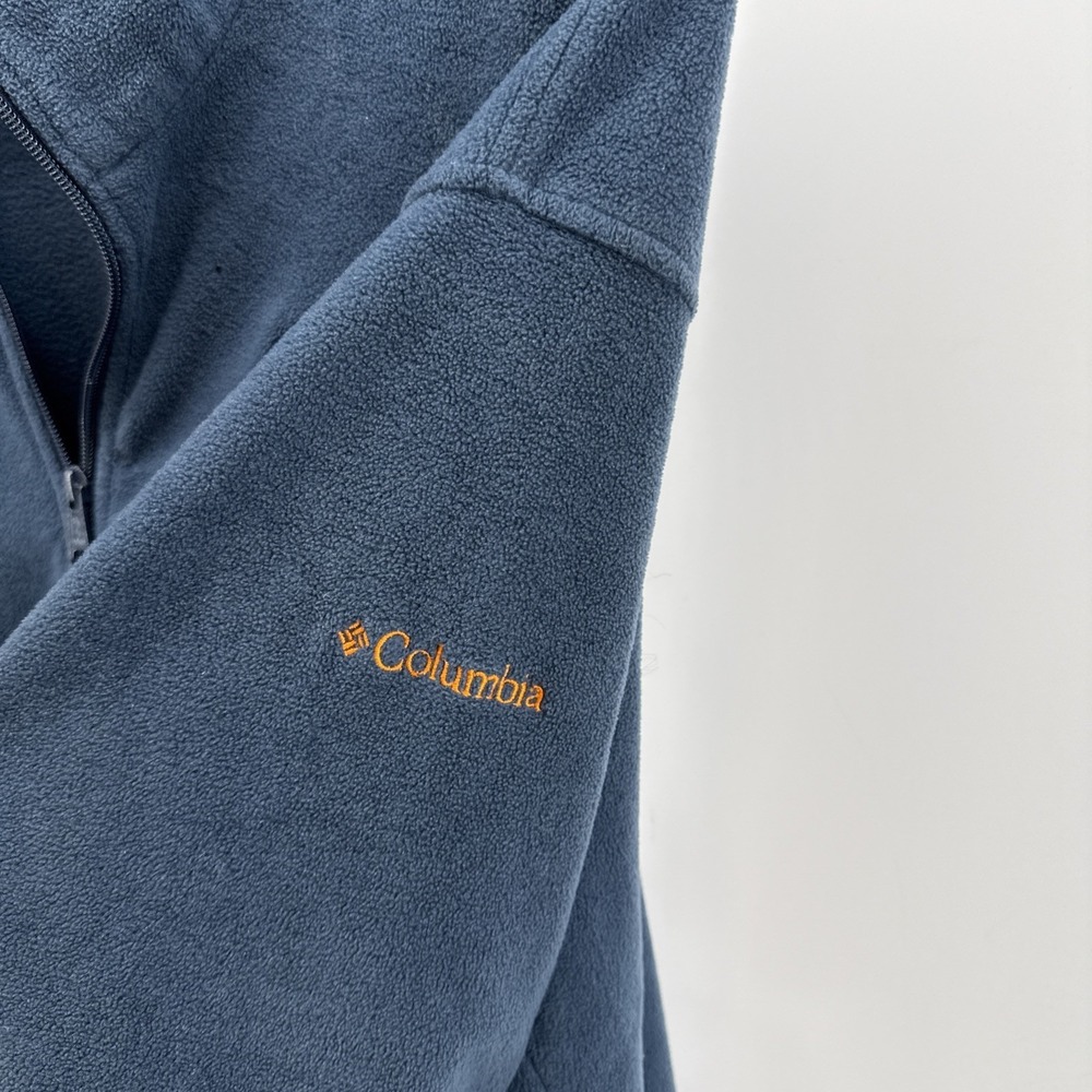 Columbia Auburn‎ Tigers Jacket Adult XXL Blue Full Zip Fleece Pockets Flaws - Picture 4 of 14